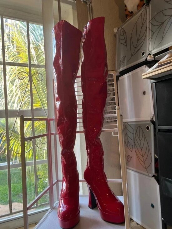 Ellie Shoes - Ellie Boots Thrill Thigh High Boots